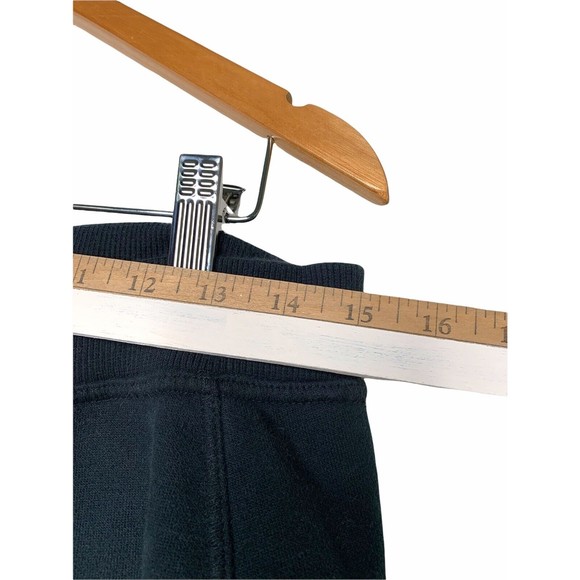 NIKE Wide Leg Fleece Pants Women’s Black M Medium Comfy Drawstrings Thick - Picture 7 of 12